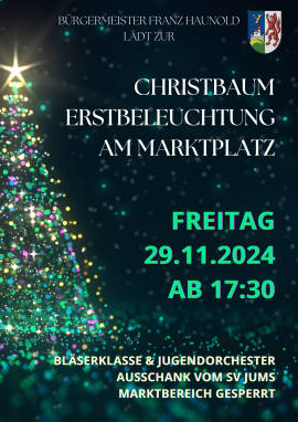 2024.11.18 | Christbaum Erstbeleuchtung am Marktplatz-